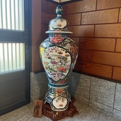 決まりました  最終お値下げ！　定価約60万円　金龍窯 博山 作　沈香壷　特大　120cm