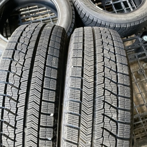 バリ溝　ブリヂストン  VRX 155/65r14 スタッドレスタイヤ　4本