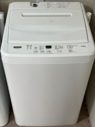 送料・設置込み　洗濯機　7kg ヤマダ　2021年