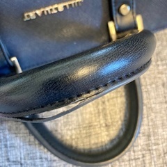 JILL STUART ジルスチュアート ネイビー×ブラック ハンドバッグの画像