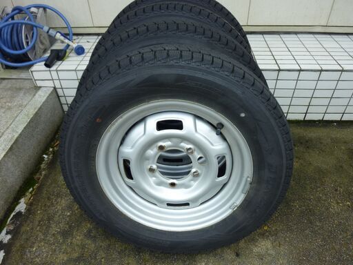 ジムニー用　スタッドレス　鉄ホイール　175/80R16　4本