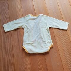 ７０cm黄色長袖ロンパースの画像