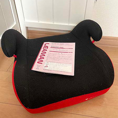 取り扱い説明書付き リーマン ジュニアシート チャイルドシート 赤の画像
