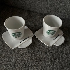 スタバ エスプレッソカップ ソーサー2セット