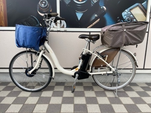ブリヂストン BRIDGESTONE 電動アシスト自転車 3P80FE0 F4AB28 フロンティア 24型 内装3段変速 E.Xクリームアイボリー 電チャリ 2018年