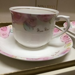 【さらにお値下げ】未使用！NINA RICCI コーヒーカップ＆ソーサー２客組の画像