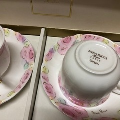 【さらにお値下げ】未使用！NINA RICCI コーヒーカップ＆ソーサー２客組の画像