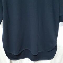 ⭕(33)タグ付き新品未使用　LLサイズ　七分袖　紺色の画像