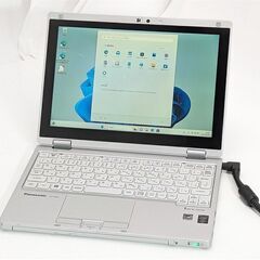 送料無料 Windows11 Office 高速SSD タッチパネル 10.1型 中古ノートパソコン Panasonic CF-RZ4AFACS 第6世代 Core M 4GB 無線 Bluetooth