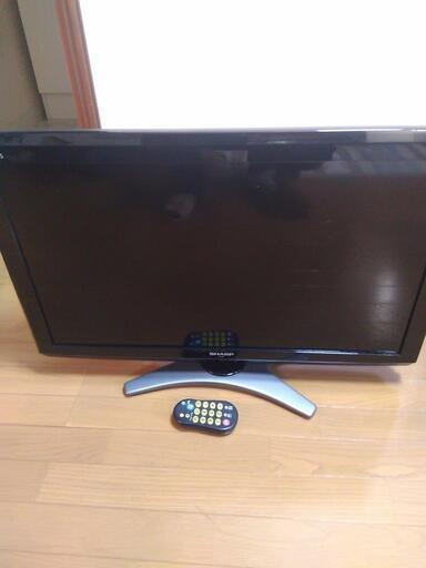 シャープ ＡＱＵＯＳ2010年 動作確認済み 32型 リモコンは汎用機です。