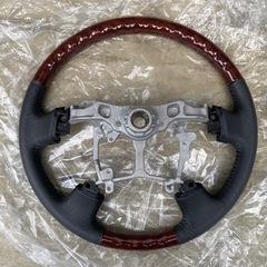 【美品】20アル・ヴェル　純正ウッドコンビステアリング　0009の画像