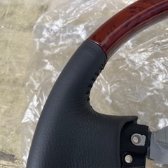 【美品】20アル・ヴェル　純正ウッドコンビステアリング　0009の画像