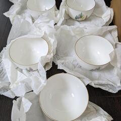 【0円無料 未使用品】たち吉 お茶呑み茶碗 5個組 の画像