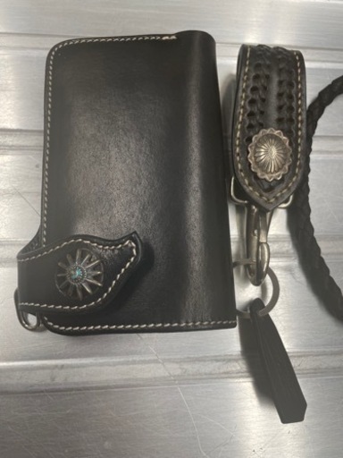黒本皮❗️ハンドメイド❗️