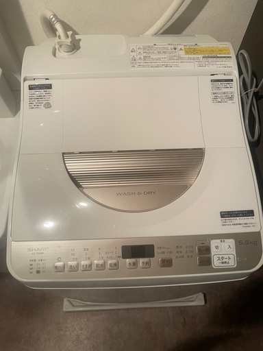 【急募、特価】縦型洗濯機5.5キロ