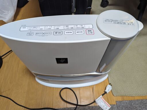 【中古品・直接引取優先】シャープ プラズマクラスター搭載 加湿セラミックファンヒーター ホワイト HX-G120-W