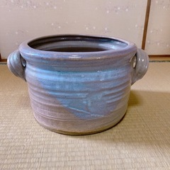 萩焼 火鉢 松緑窯  骨董