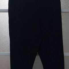👩AIRismストレッチクロップドパンツ(UNIQLO)/Lサイズ/BLACK●【未使用品/タグつき】の画像