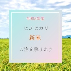 受付終了　令和5年度産　ヒノヒカリ　30キロ玄米