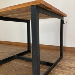 アンティーク ヴィンテージ ダイニングテーブル アイアン 古材