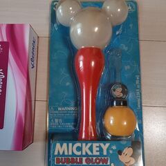 【値下げ】ミッキーマウス　シャボン玉　MICKEY BUBBLE GLOW WANDの画像