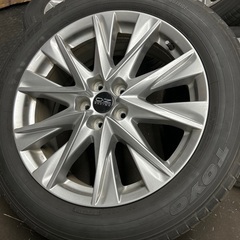 19インチ シルバー ホイール　エクスクルーシブ　2④ cx-8 cx-5 CX－5 パーツ情報 CX5エクスクルーシブモード純正19インチの溝