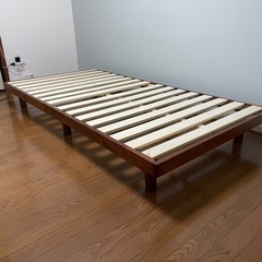 ニトリ シングル脚付きすのこベッド 