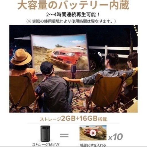 ②新品・送料無料！XGIMI MoGo Pro＋ 最強モバイルプロジェクター メーカー1年保証付き