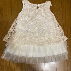 女の子　90 チュニック　レースの画像