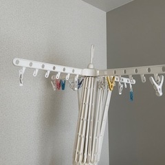 パラソル洗濯物干しの画像