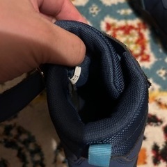 新品！maritony ブルーハイカットスニーカー　登山靴　27 17cmの画像