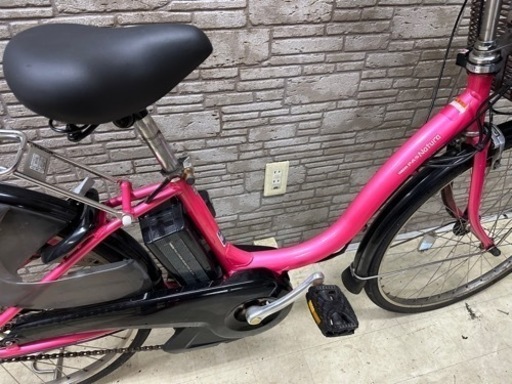 東京23区配達無料　新基準　ヤマハ　パスナチュラ　12.8Ah リチウム 電動自転車 中古 1711