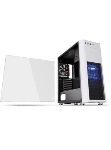 (受け渡し予定確定)（ジャンク)ミドルタワー型PCケース [ホワイトモデル]