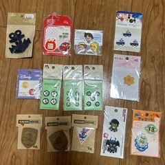 新品　ワッペン　手芸　ボタン　カーズ　スナップ