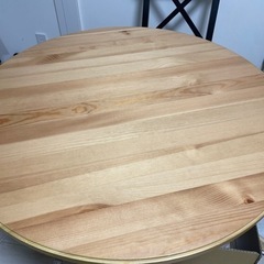 今日まで❗️IKEA 丸テーブル　机　
