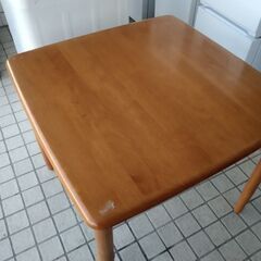 激安 天然木 ダイニングテーブル 二人 食卓テーブル 多目的 テ...