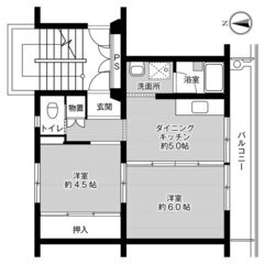 ◆敷金・礼金が無料！◆ビレッジハウス岩内2号棟 (303号室)