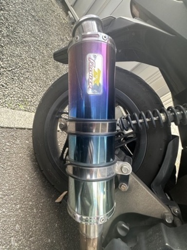 PCX JF56用　リアライズ　マフラー　チタンカラー