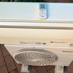 ***パナソニックエアコン(6～8畳)標準取付費用込み***の画像