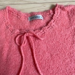 オレンジニット　Mの画像