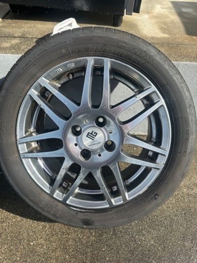 サマー　タイヤ　アルミホイルセット