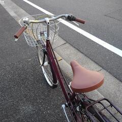 中古自転車３７３５　前後タイヤ新品！　イーストボーイ　２６インチ　６段ギヤ　LEDオートライト