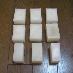 ろうそくの蝋ですの画像