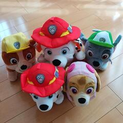 新品タグ付き パウパトロール ぬいぐるみ　5点
