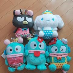 ★新品タグ付★　サンリオキャラクターズ　ぬいぐるみ　5点セット　...