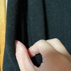 再出品ニット　ブラック　スカート  guの画像