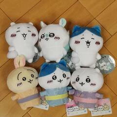 新品タグ付き ちいかわ ぬいぐるみ 6種まとめ売り