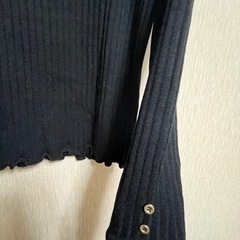 黒ニット　Mの画像