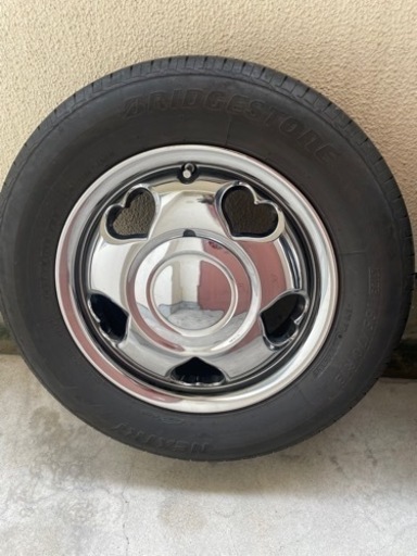 軽自動車　アルミホイール　オープンハート