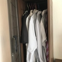 プラスチック収納　2つ　洋服収納ケース　隙間収納の画像